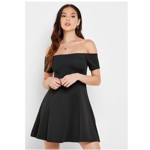 Forever 21 Off the Shoulder Skater Mini Dress S